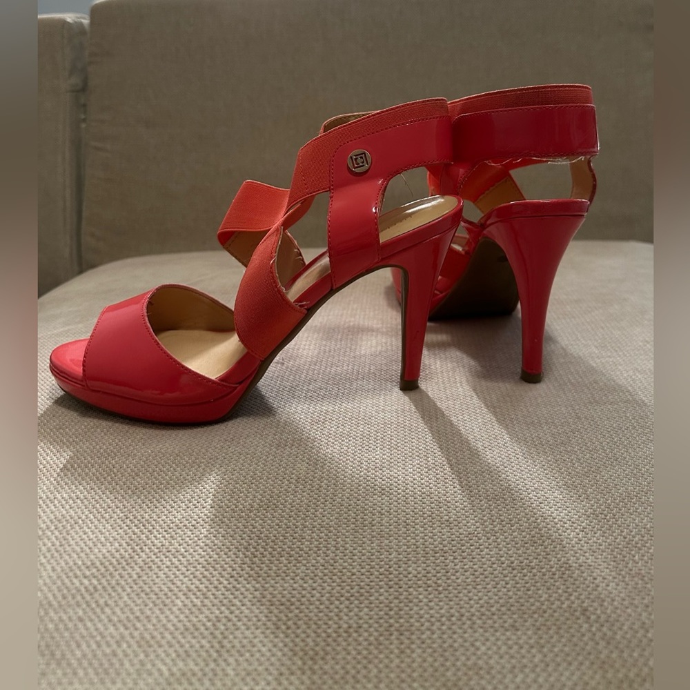 Coral Liz Claiborne Heels